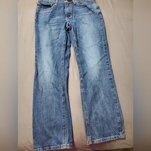 Medium Denim Blue Wash, Boot Cut, Levi Strauss, Boot Cut, Men's Jeans.